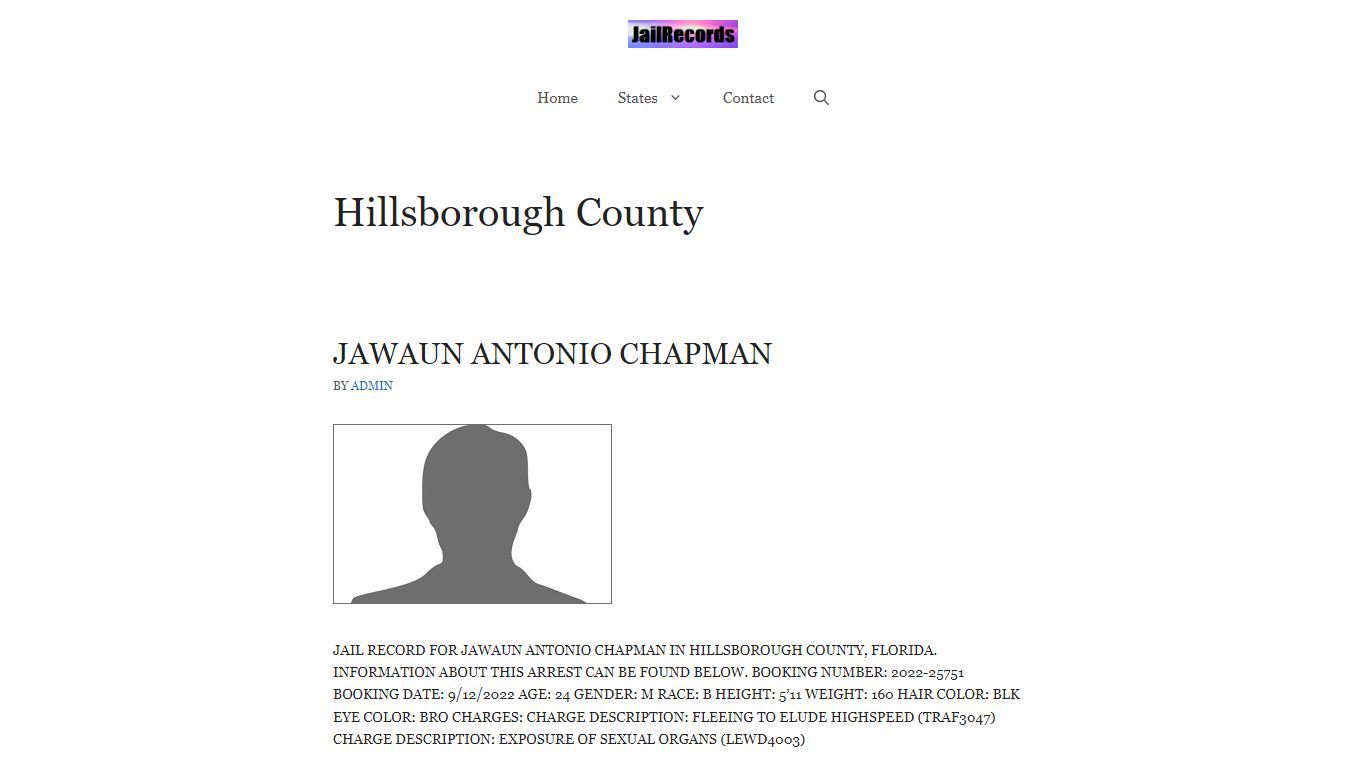 Hillsborough County Arrest Records